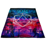 Icosahedron The Upside Down Music Fest Ultra Soft Plush Fleece Blanket