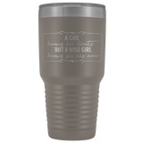 A Wise Girl Knows She Has No Limits 30 oz Vacuum Sealed Insulated Tumbler Multi Color