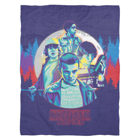 Stranger Things No Lights Ultra Soft Plush Fleece Blanket