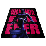 Wakanda Forever Black Panther Ultra Soft Plush Fleece Blanket