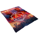 Odesza Icosahedron Fiery Music Fest Ultra Soft Plush Fleece Blanket