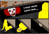 Creepy Clown VS Taco Addict Unisex