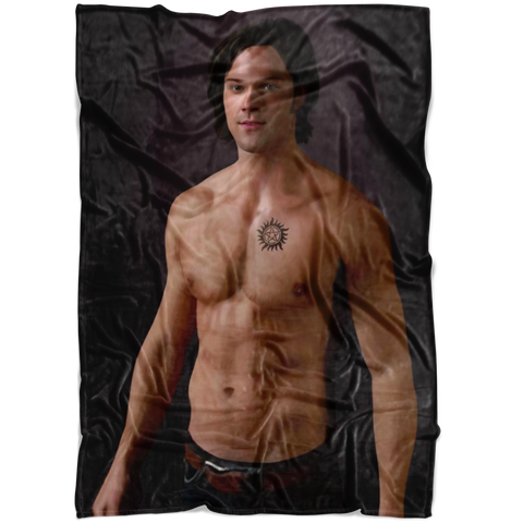 Sam Winchester Supernatural Anti-Possession Tattoo Ultra Soft Plush Fleece Blanket