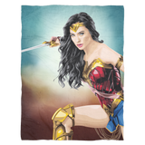 Gal Gadot Wonder Woman Ultra Soft Plush Fleece Blanket