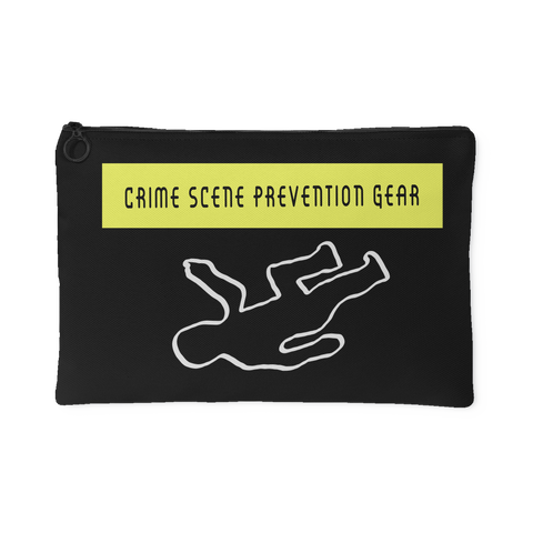 Crime Scene Prevention Period Pouch for Purses and Diaper Bags 12"x8"