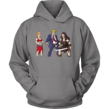 Grab Her By The What? Anti Trump Warrior Princess Unisex Hoodie