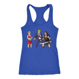 Grab Her By The What? Anti Trump Warrior Princess Racer Back Tank