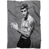 Justin Bieber Underwear Shoot Ultra Soft Plush Fleece Blanket