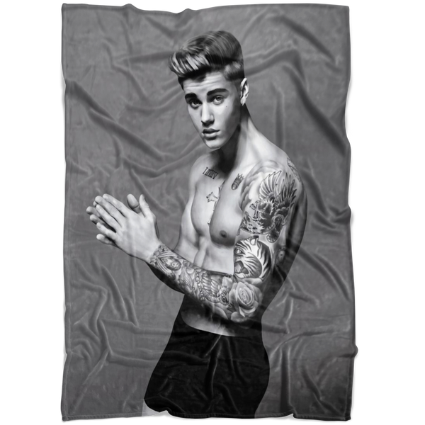 Justin Bieber Underwear Shoot Ultra Soft Plush Fleece Blanket Creature Haven