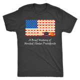 A Funny History of US Presidents Trump the Cheeto Men's Triblend Tee