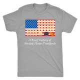 A Funny History of US Presidents Trump the Cheeto Men's Triblend Tee