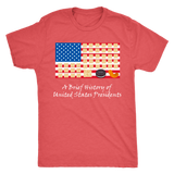 A Funny History of US Presidents Trump the Cheeto Men's Triblend Tee