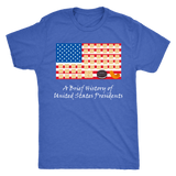 A Funny History of US Presidents Trump the Cheeto Men's Triblend Tee