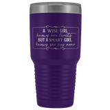 A Smart Girl Knows She Has No Limits 30 oz Vacuum Sealed Insulated Tumbler Multi Color