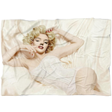 Marilyn Monroe Cream Sultry Ultra Soft Plush Fleece Blanket